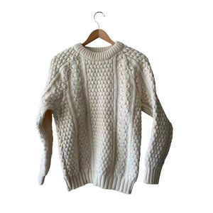 Blarney Woolen Mills Ireland Cable Knit Pure Wool Sweater